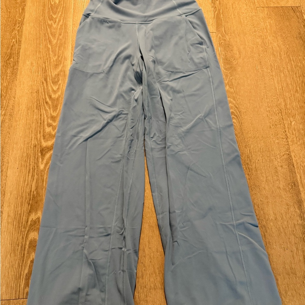 ($128 value) lululemon Align™ High-Rise Wide-Leg Pant 31" Utility blue size 8 - Picture 3 of 6